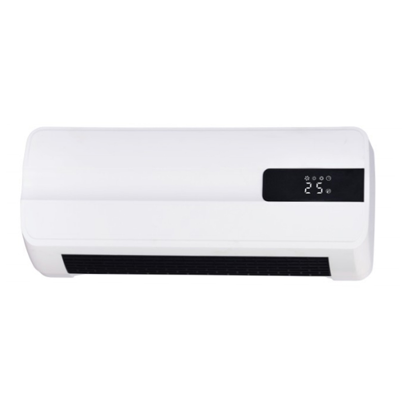 Zarif duvara monte anında ısıtma siyah ve beyaz elektrikli ısıtıcı